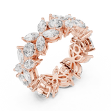 Ladies Ring DDLR-439@7 - Rose Gold - Image