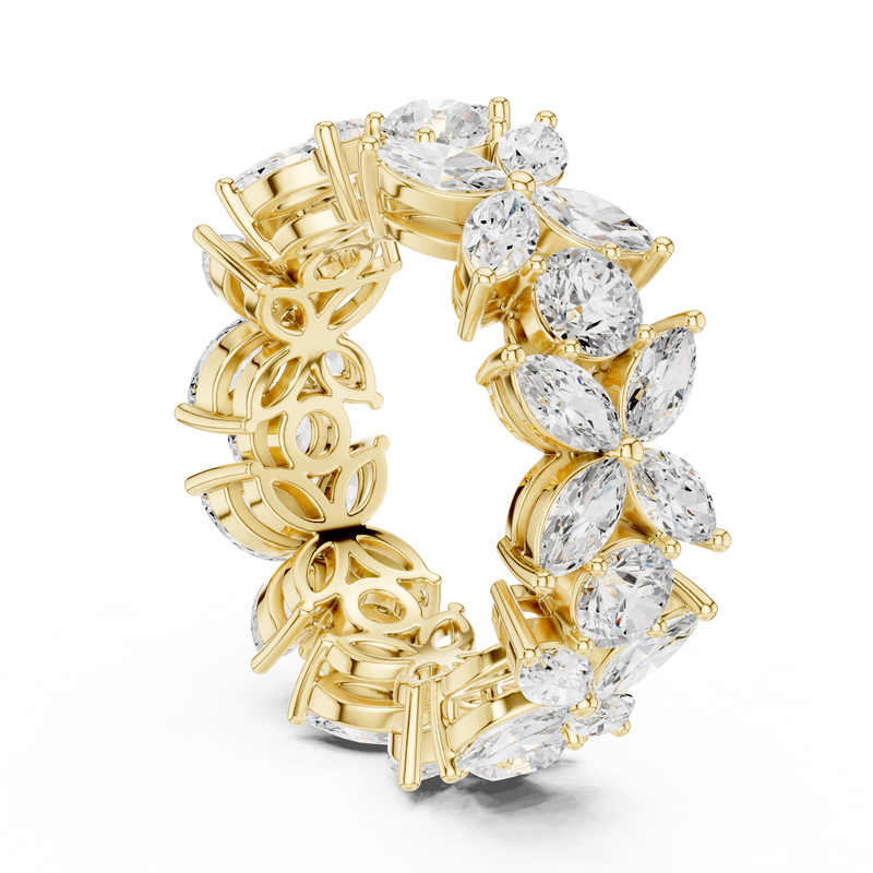 Ladies Ring DDLR-439@7 - Yellow Gold - Image