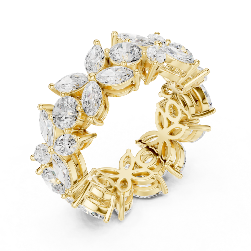 Ladies Ring DDLR-439@7 - Yellow Gold - Image