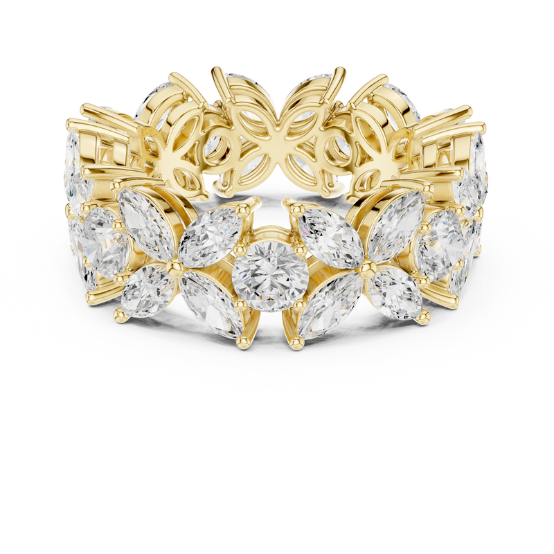 Ladies Ring DDLR-439@7 - Yellow Gold - Image