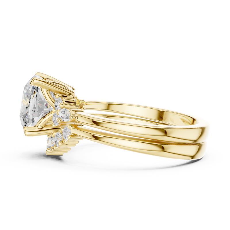Ladies Ring DDLR-440@7 - Yellow Gold - Image