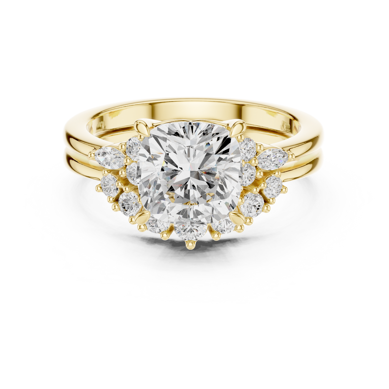 Ladies Ring DDLR-440@7 - Yellow Gold - Image