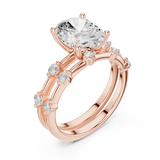 Ladies Ring DDLR-441@7 - Rose Gold - Image