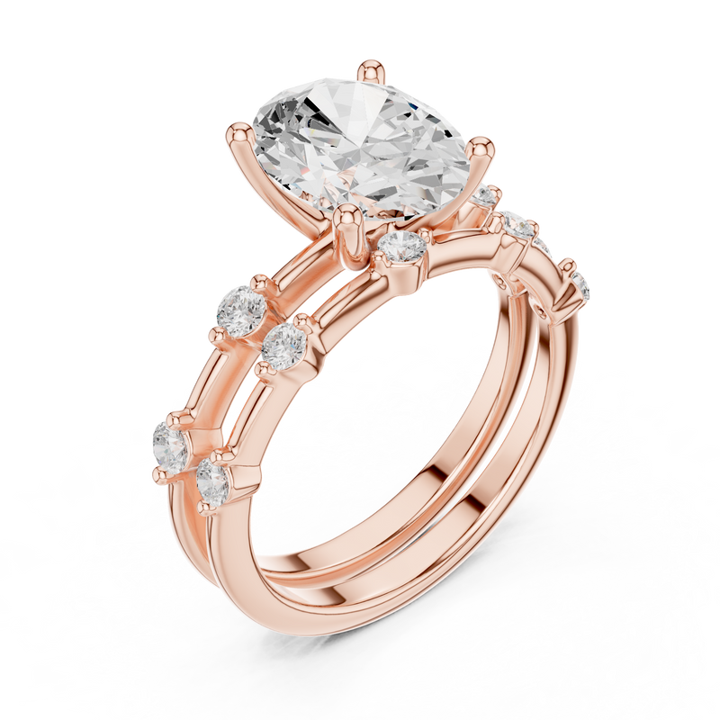 Ladies Ring DDLR-441@7 - Rose Gold - Image