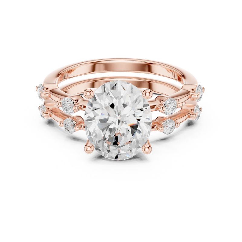 Ladies Ring DDLR-441@7 - Rose Gold - Image