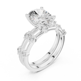 Ladies Ring DDLR-441@7 - White Gold - Image