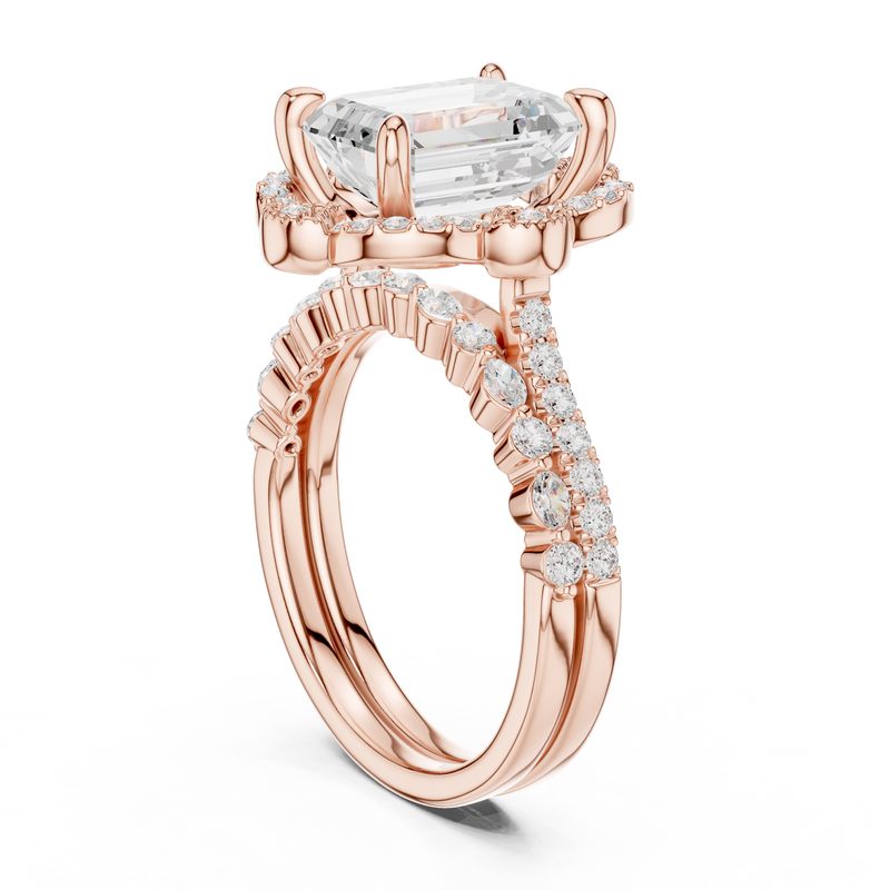 Ladies Ring DDLR-442@7 - Rose Gold - Image