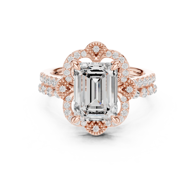 Ladies Ring DDLR-442@7 - Rose Gold - Image