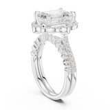 Ladies Ring DDLR-442@7 - White Gold - Image