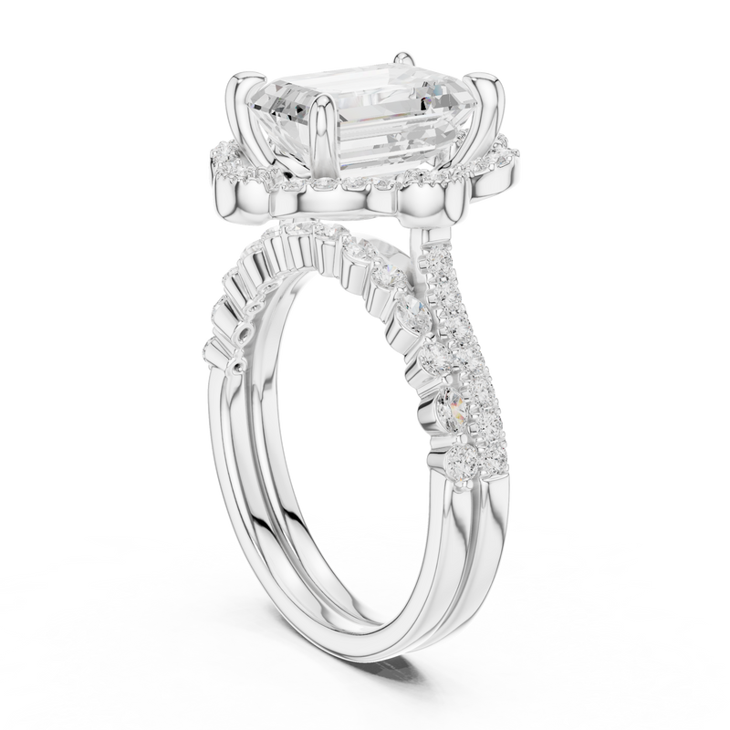 Ladies Ring DDLR-442@7 - White Gold - Image