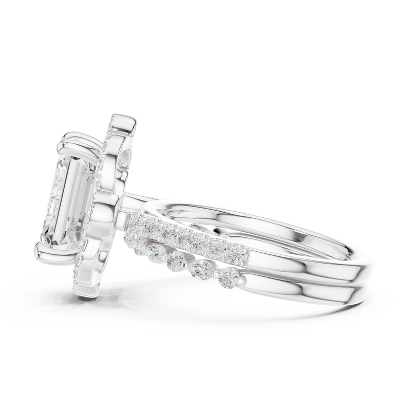 Ladies Ring DDLR-442@7 - White Gold - Image