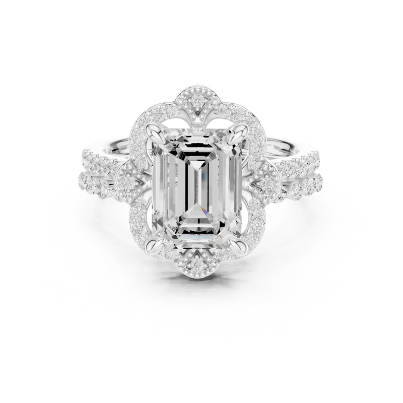Ladies Ring DDLR-442@7 - White Gold - Image