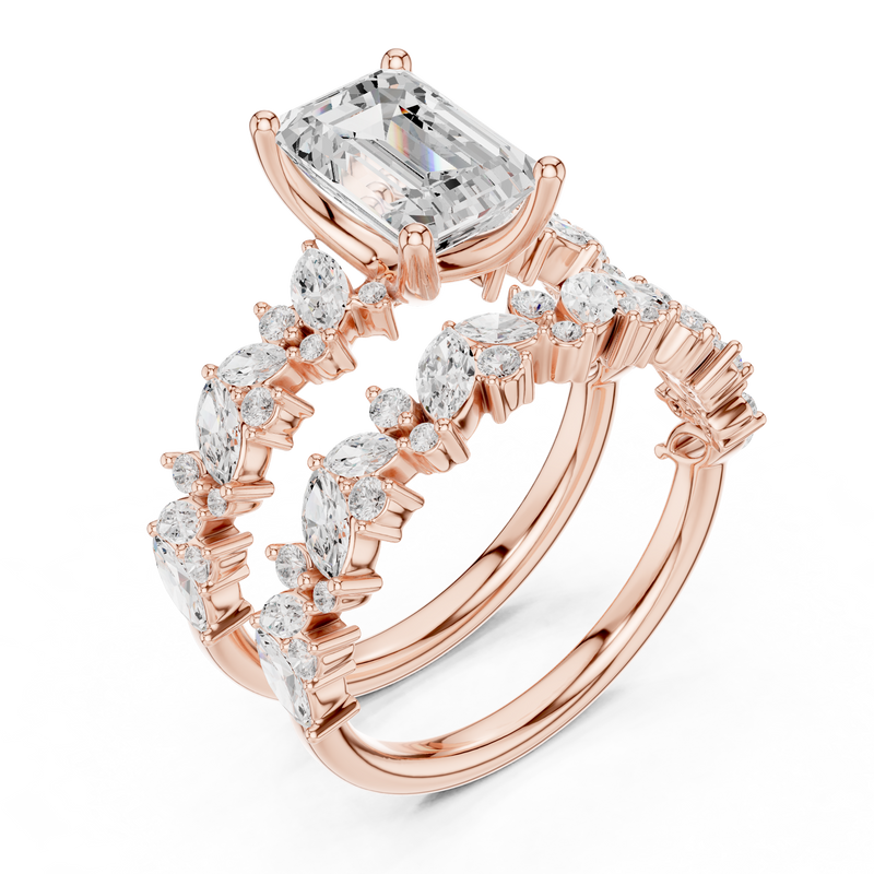 Ladies Ring DDLR-443@7 - Rose Gold - Image