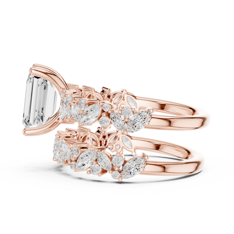 Ladies Ring DDLR-443@7 - Rose Gold - Image