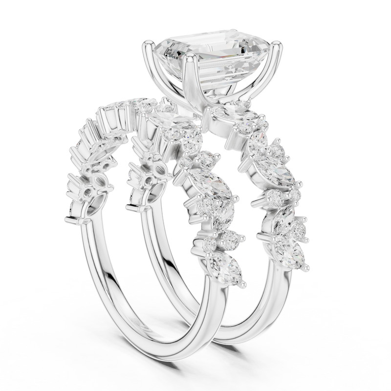 Ladies Ring DDLR-443@7 - White Gold - Image