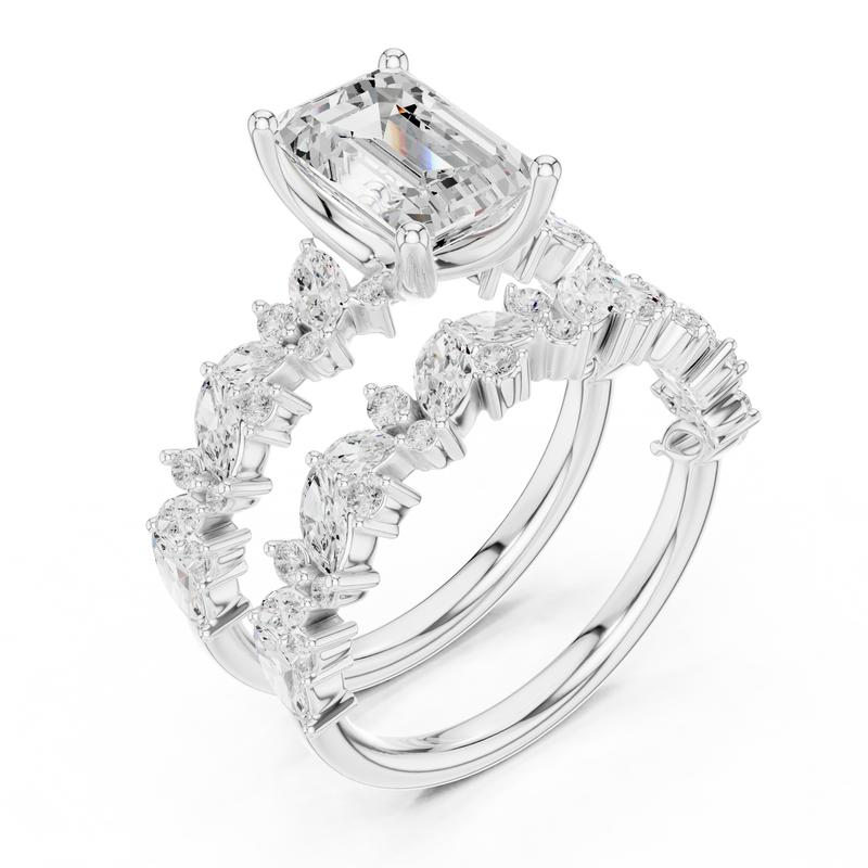 Ladies Ring DDLR-443@7 - White Gold - Image
