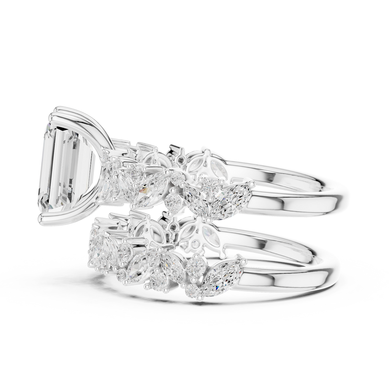 Ladies Ring DDLR-443@7 - White Gold - Image
