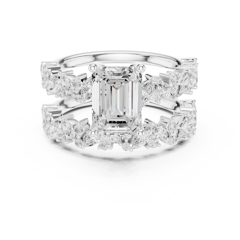 Ladies Ring DDLR-443@7 - White Gold - Image