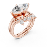 Ladies Ring DDLR-444@7 - Rose Gold - Image