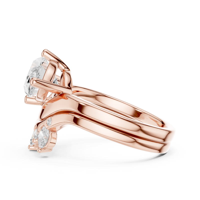 Ladies Ring DDLR-444@7 - Rose Gold - Image