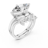 Ladies Ring DDLR-444@7 - White Gold - Image