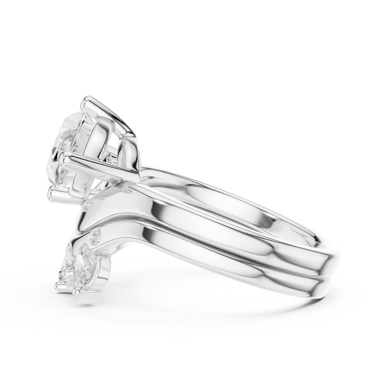 Ladies Ring DDLR-444@7 - White Gold - Image