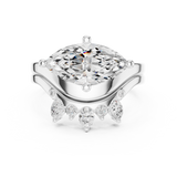 Ladies Ring DDLR-444@7 - White Gold - Image
