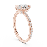 Ladies Ring DDLR-445@7 - Rose Gold - Image