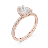Ladies Ring DDLR-445@7 - Rose Gold - Image
