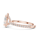 Ladies Ring DDLR-445@7 - Rose Gold - Image