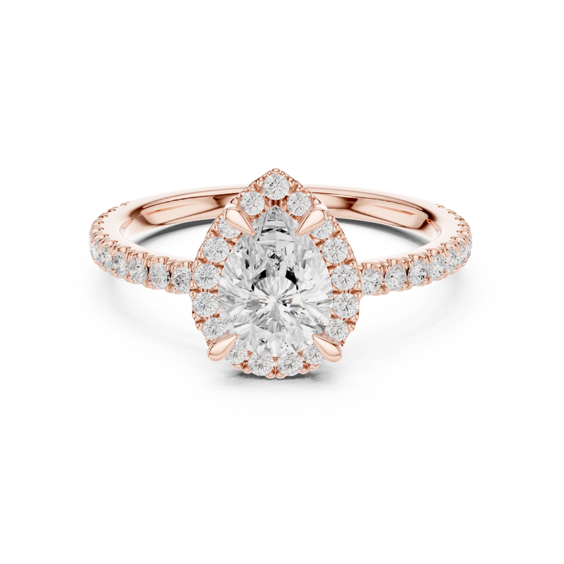 Ladies Ring DDLR-445@7 - Rose Gold - Image