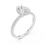 Ladies Ring DDLR-445@7 - White Gold - Image