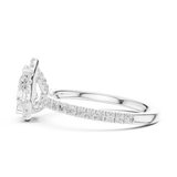 Ladies Ring DDLR-445@7 - White Gold - Image