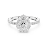 Ladies Ring DDLR-445@7 - White Gold - Image