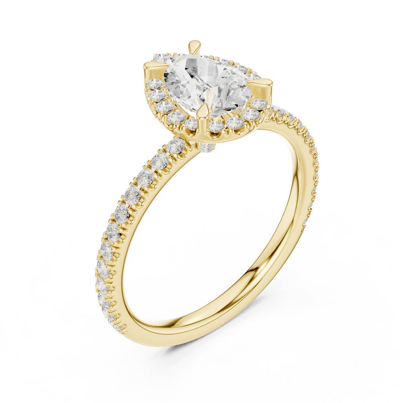 Ladies Ring DDLR-445@7 - Yellow Gold - Image