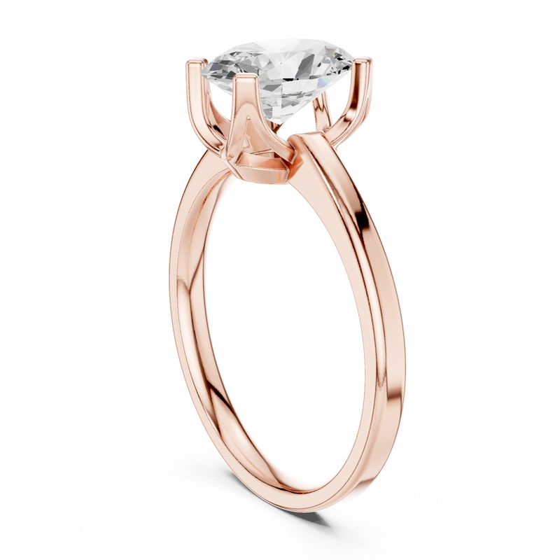 Ladies Ring DDLR-446@7 - Rose Gold - Image