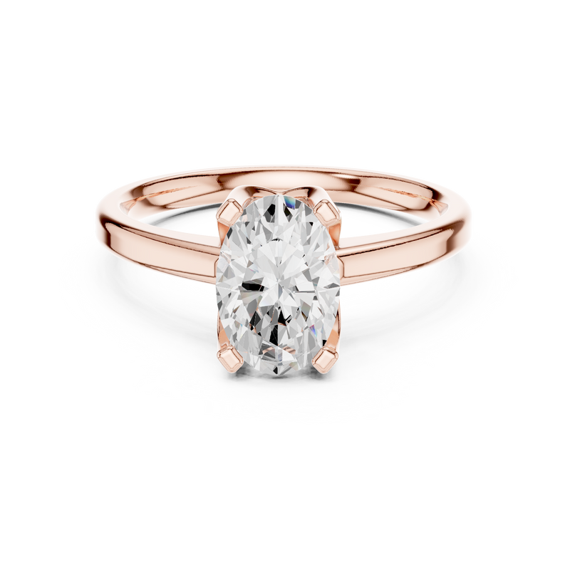 Ladies Ring DDLR-446@7 - Rose Gold - Image