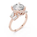 Ladies Ring DDLR-447@7 - Rose Gold - Image