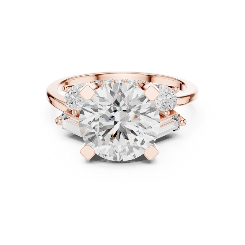 Ladies Ring DDLR-447@7 - Rose Gold - Image