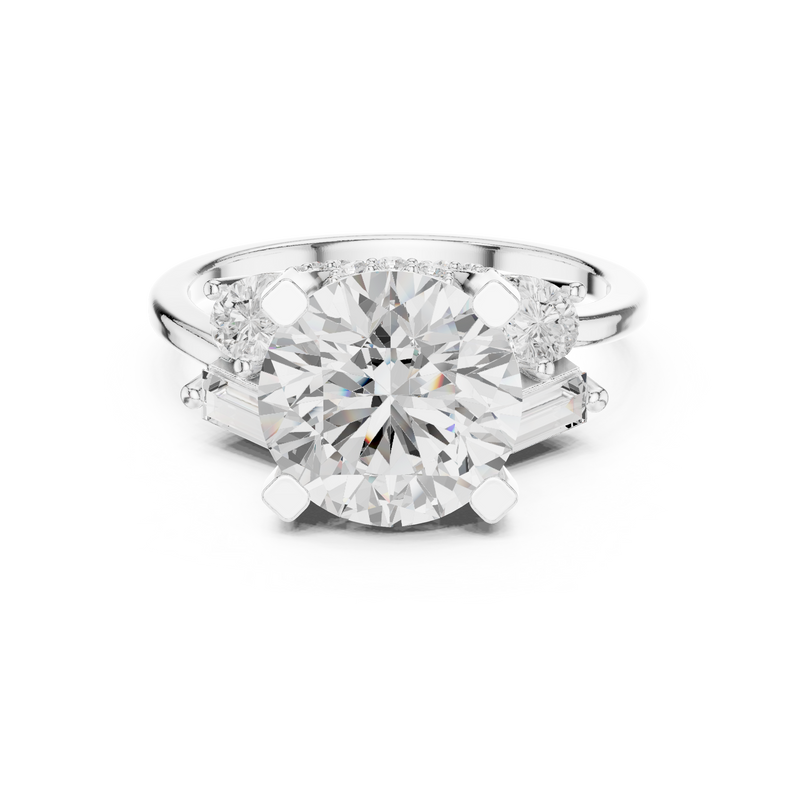 Ladies Ring DDLR-447@7 - White Gold - Image