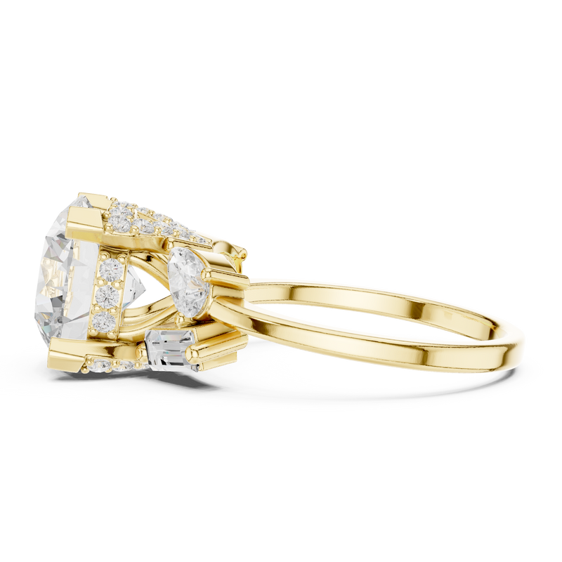 Ladies Ring DDLR-447@7 - Yellow Gold - Image