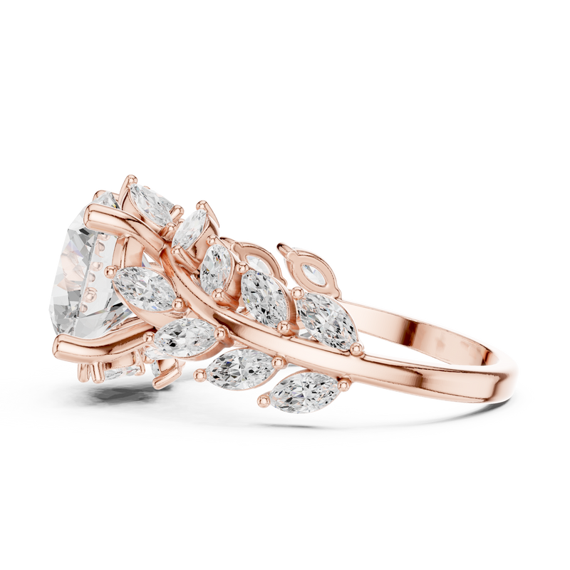 Ladies Ring DDLR-448@7 - Rose Gold - Image