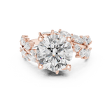 Ladies Ring DDLR-448@7 - Rose Gold - Image