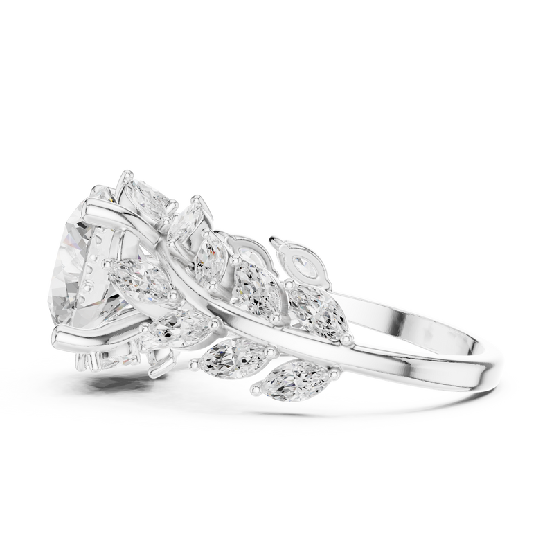 Ladies Ring DDLR-448@7 - White Gold - Image
