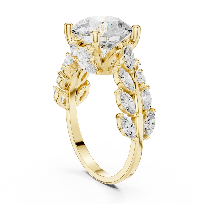 Ladies Ring DDLR-448@7 - Yellow Gold - Image