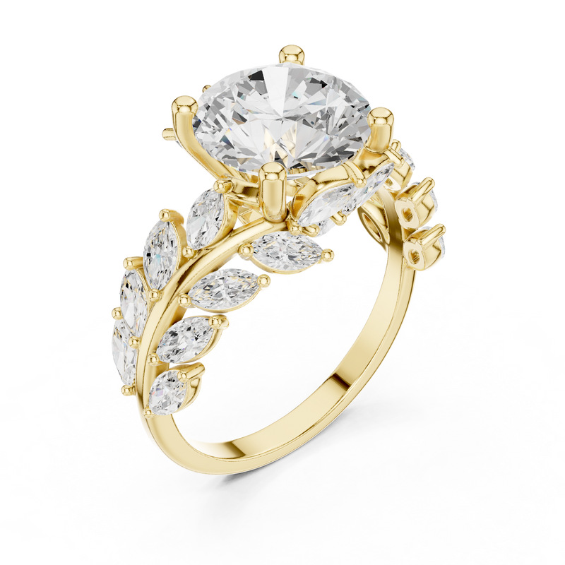 Ladies Ring DDLR-448@7 - Yellow Gold - Image