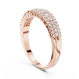 Ladies Ring DDLR-449@7 - Rose Gold - Image