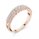 Ladies Ring DDLR-449@7 - Rose Gold - Image