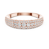 Ladies Ring DDLR-449@7 - Rose Gold - Image