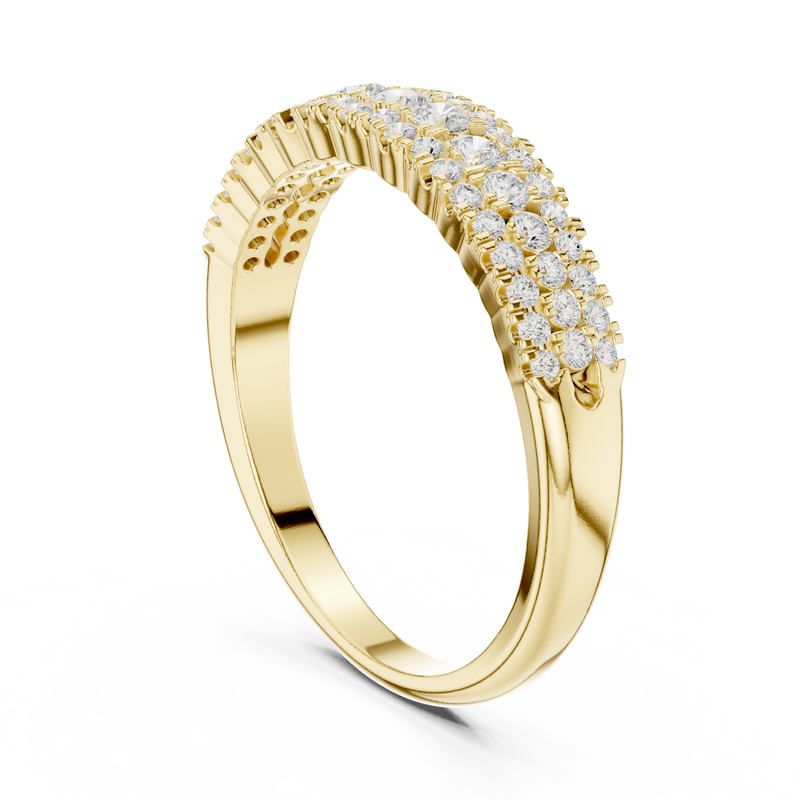 Ladies Ring DDLR-449@7 - Yellow Gold - Image